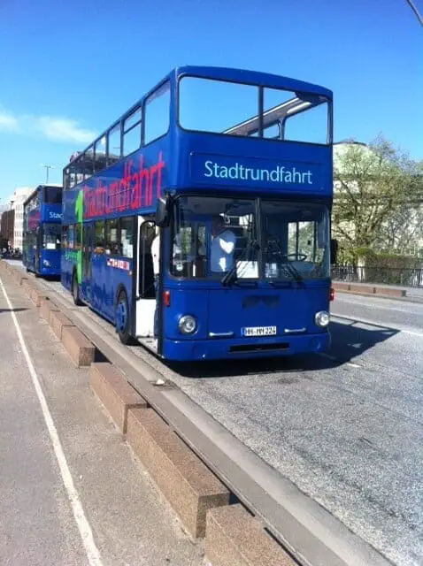 blaue linie busrundfahrt