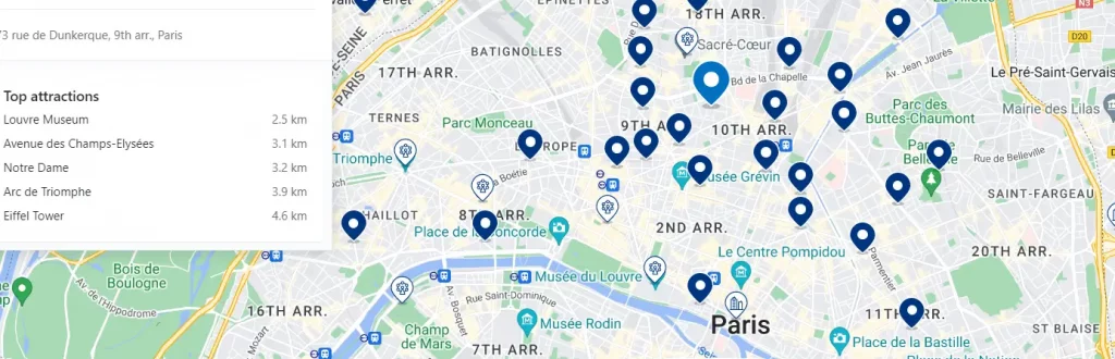 Vintage-Paris-Gare-du-Nord-by-Hiphophostels-map