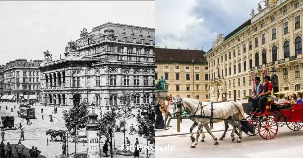 ringstraße damals und heute wien bild 19. vs 20. Jahrhundert